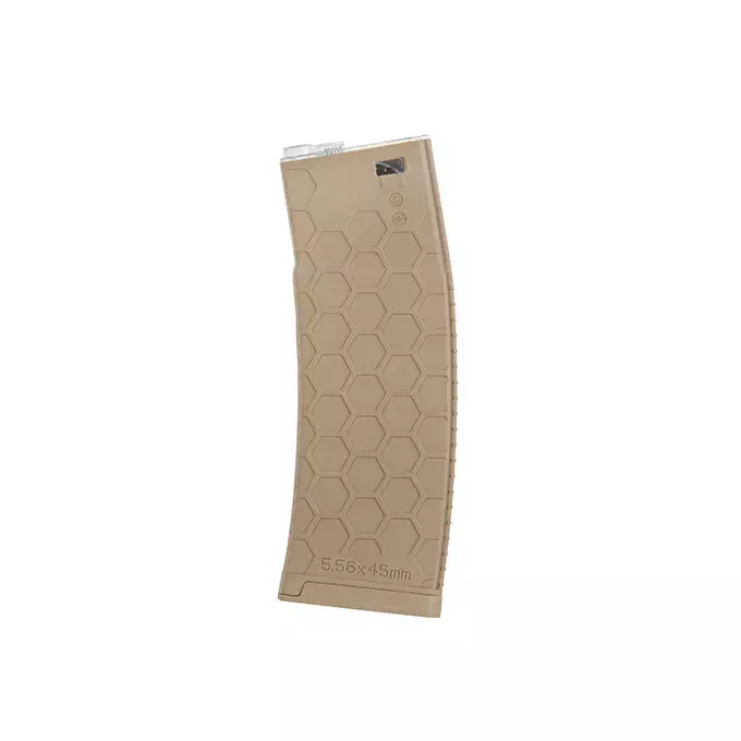 Polimerowy magazynek 150 kulek AR15/SCAR16/TAVOR/ARX100 - Dark Earth