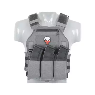 [Zestaw] 420 Plate Carrier - Coyote Brown [EM] + Modułowy odpinany panel tylny do 420 Plate Carrier - Coyote Brown [EM] + Odpinana potrójna elastyczna kieszeń na magazynki - Coyote Brown [EM]