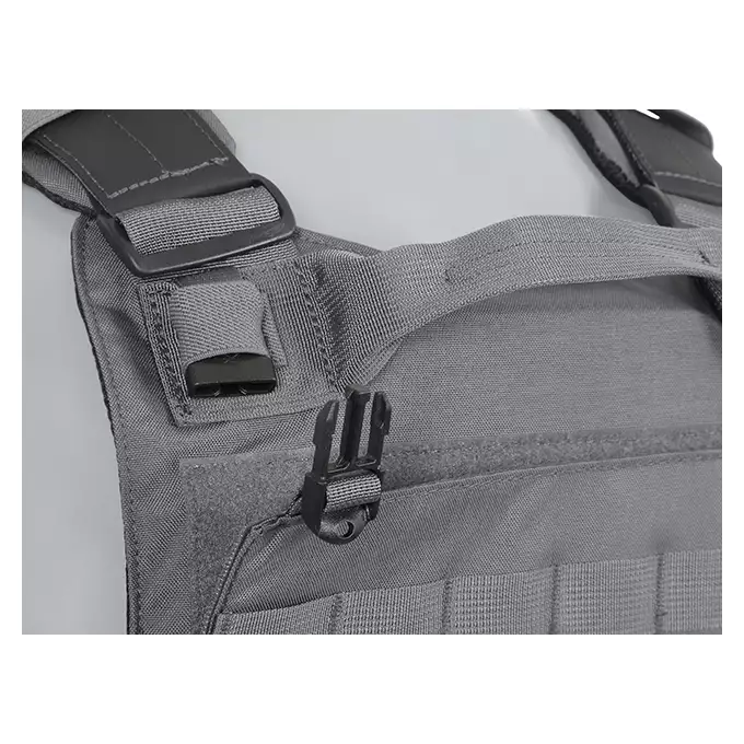 [Zestaw] 420 Plate Carrier - Coyote Brown [EM] + Modułowy odpinany panel tylny do 420 Plate Carrier - Coyote Brown [EM] + Odpinana potrójna elastyczna kieszeń na magazynki - Coyote Brown [EM]