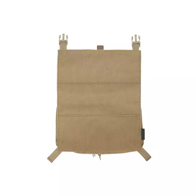 [Zestaw] 420 Plate Carrier - Coyote Brown [EM] + Modułowy odpinany panel tylny do 420 Plate Carrier - Coyote Brown [EM] + Odpinana potrójna elastyczna kieszeń na magazynki - Coyote Brown [EM]