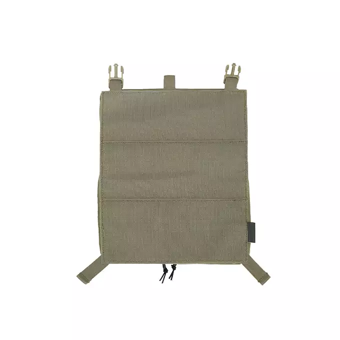 [Zestaw] 420 Plate Carrier - Ranger Green [EM] + Modułowy odpinany panel tylny do 420 Plate Carrier - Ranger Green [EM] + Odpinana potrójna elastyczna kieszeń na magazynki - Ranger Green [EM]