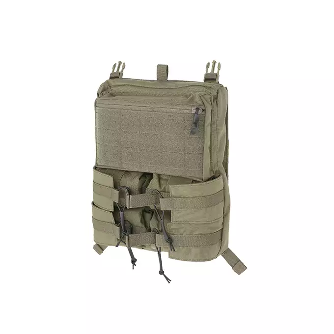 [Zestaw] 420 Plate Carrier - Ranger Green [EM] + Modułowy odpinany panel tylny do 420 Plate Carrier - Ranger Green [EM] + Odpinana potrójna elastyczna kieszeń na magazynki - Ranger Green [EM]