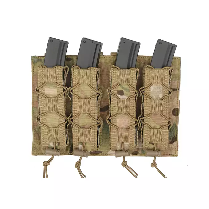 MOLLE Speed Quad MP5/SMG Magazine Pouch - MC [8FIELDS]