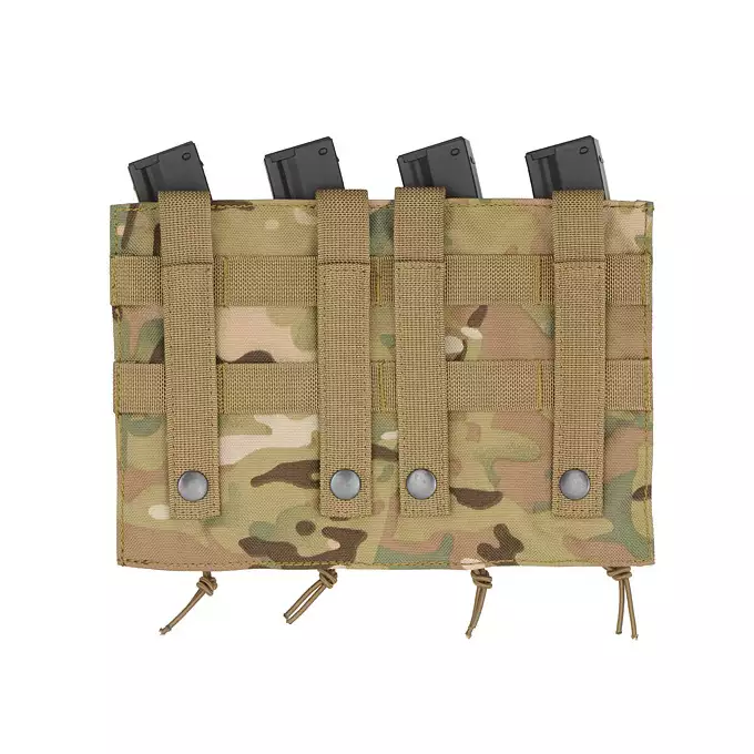 MOLLE Speed Quad MP5/SMG Magazine Pouch - MC [8FIELDS]