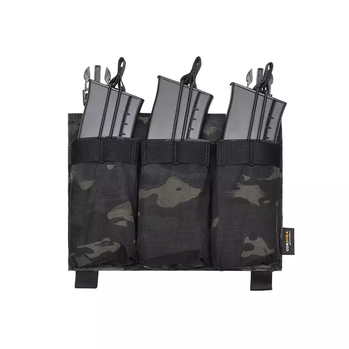 Buckle Up Triple 5.56 Mag Pouch - Multicam Black  [8FIELDS PREMIUM]