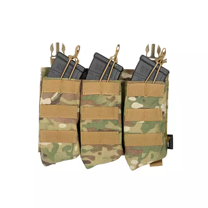 Buckle Up Triple AK47/AKM Mag Pouch - Multicam [8FIELDS PREMIUM]