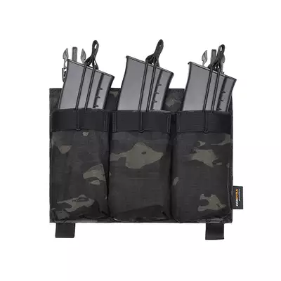 Buckle Up Triple 5.56 Mag Pouch - Multicam Black  [8FIELDS PREMIUM]