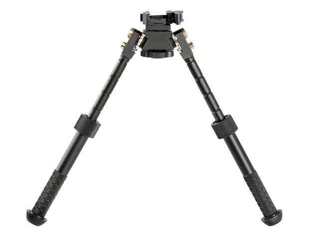 thumbnail interactive-video image 1 of QD Tactical Rifle Bipod 6-9 Inch – Picatinny Rail, Adjustable, Aluminum, Black 1 of 4