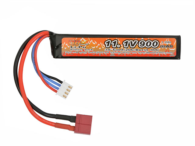 Batterie LIPO 11.1V 900 MAH 15C 1 Stick ASG