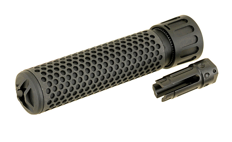 Dummy 5.56 QDC Sound Suppressor with Flash Hider - Black [BD]