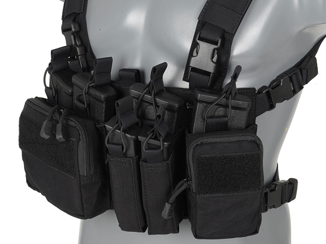 Buckle Up Recce/Sniper Chest Rig - Black [8FIELDS PREMIUM] | Taiwangun