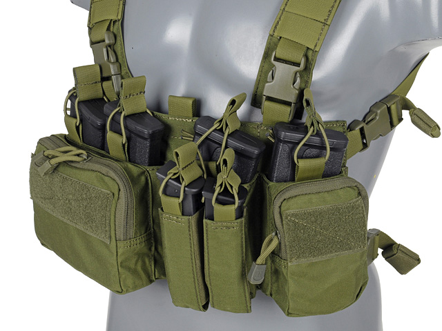 Buckle Up Recce/Sniper Chest Rig - Olive [8FIELDS PREMIUM] | Taiwangun