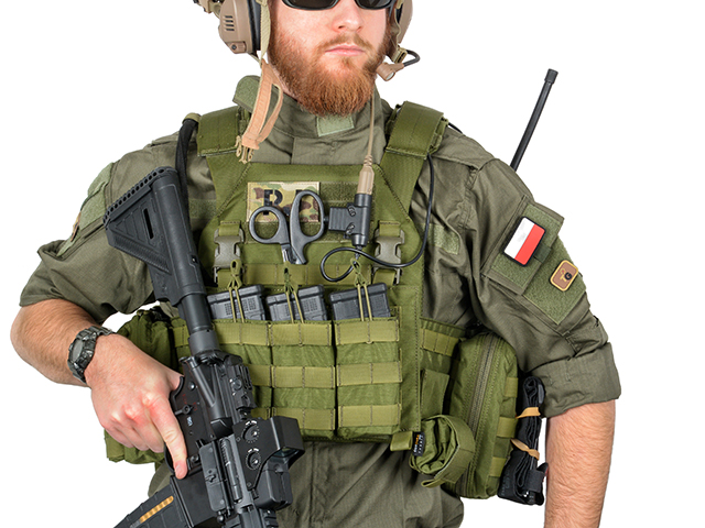 Buckle Up Assault Plate Carrier Cummerbund - Black [8FIELDS