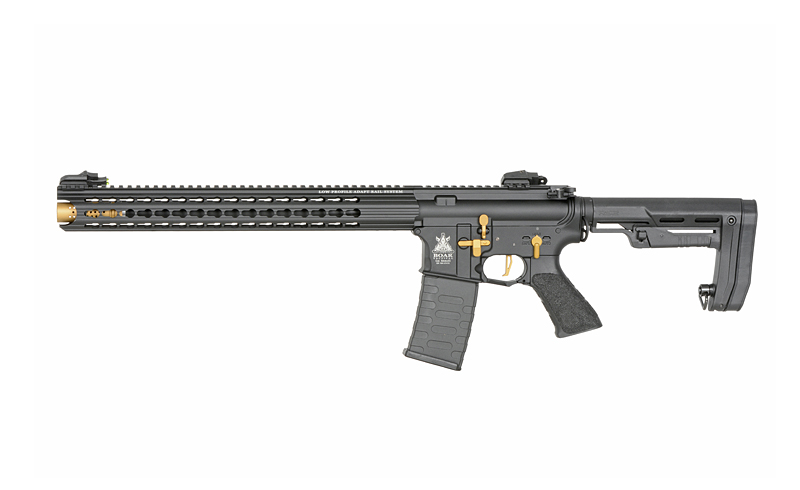 電動ガン APS ASR118 カスタム 未使用品 APS BOAR Defense Ambi ライフル 3Gun カスタム レッドカラー 電動ガン