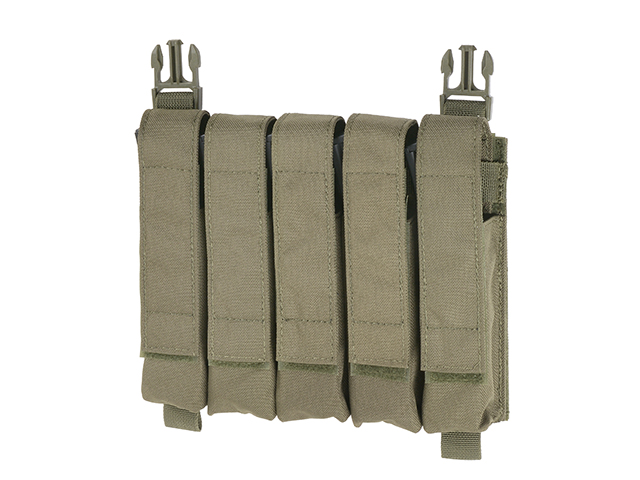 TT MultiPurpose/MP5 Mag/UtilityPouchセット BUCKLE UP Speed Quad MP5/SMG/UTR45 Magazine Pouch - Black