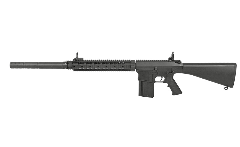 130rd SR25/AR10 rifle steel magazine - Black [CYMA] | Taiwangun