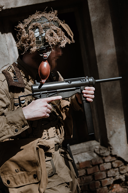 SW-06 M3A1 Grease Gun rifle - Full Metal [Snow Wolf] | Taiwangun