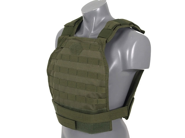 HARD ARMOR PLATE CARRIER type vest - olive [8FIELDS] | Taiwangun
