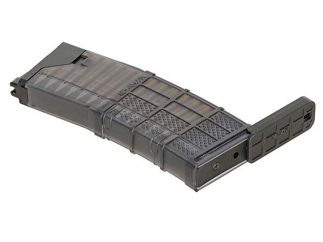 Green Gas LANCER L5 300blk AWN magazine for CGS, MWS GBBr - Black