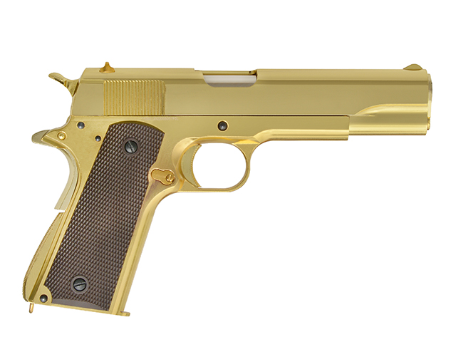 1911 pistol replica with Gas Blowback (GBB) - Gold [Golden