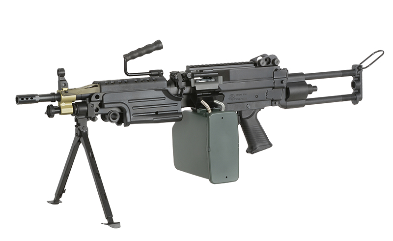 FN M249 Paratrooper Light Machine Gun Replica [A&K] | Taiwangun