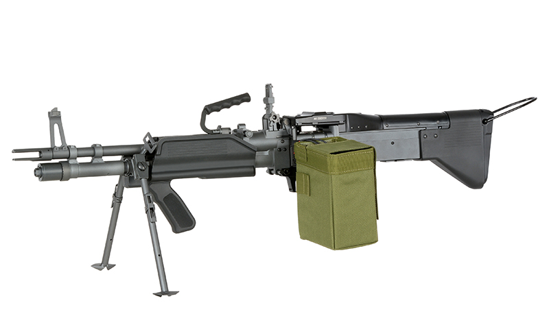 電動ガンM60マガジン M60 / MK43 シリーズ電動ガン用A&K 3500連ボックスマガジンA&K