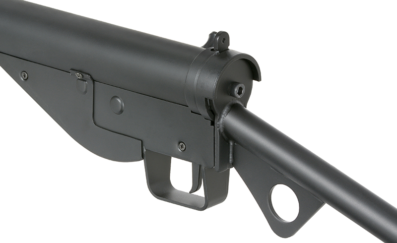 STEN MK2 Full Steel AEG Submachine Gun Replica - Black [AGM] | Taiwangun