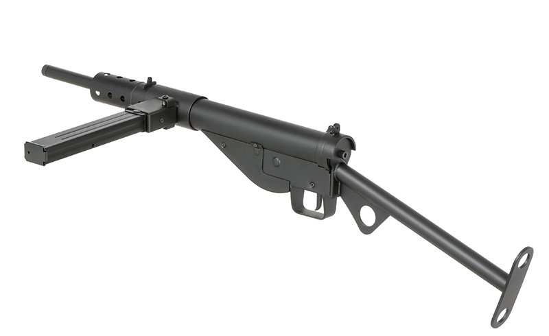 [Set] STEN MK2 Full Steel AEG Submachine Gun Replica - Black [AGM ...