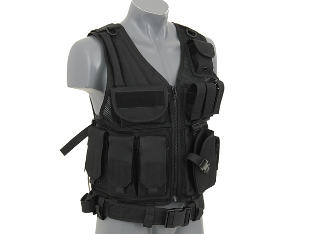 Law Enforcement Tactical Vest V.2 - BLACK [8FIELDS] | Taiwangun