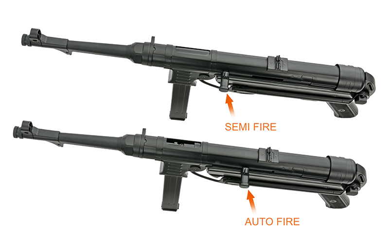 トイガン AGM mp40 AGM MP40 電動ガン BK【WW2 ドイツ軍タイプ レザー