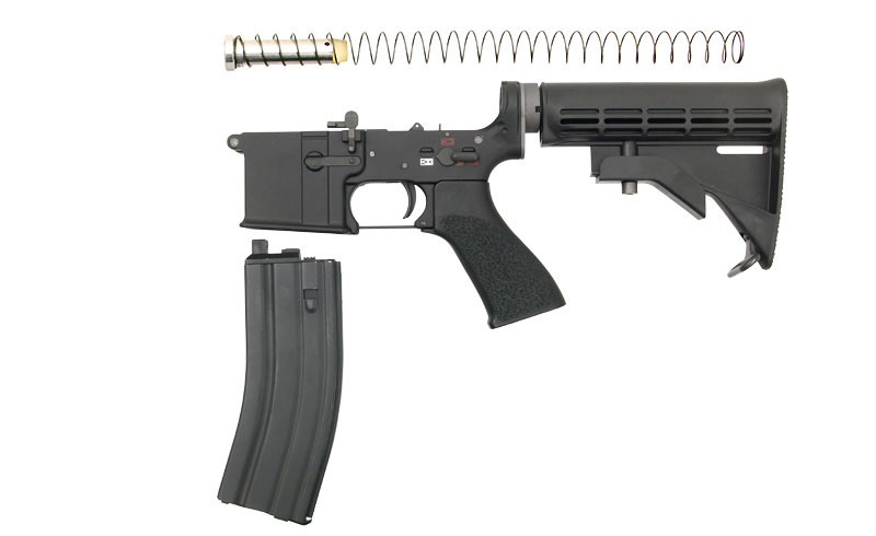 4168 GBBR Airsoft Rifle V3- black [WE] | TaiwanGun US & EU