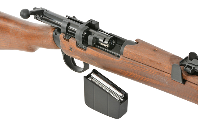 Set] WWII SMLE No.1 MK III Bolt-Action Rifle Replica - Real Wood