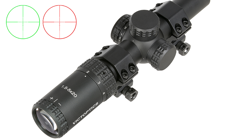 Scope Victoptics SOI 1.5-5x20 - Black [Vector Optics] | Taiwangun