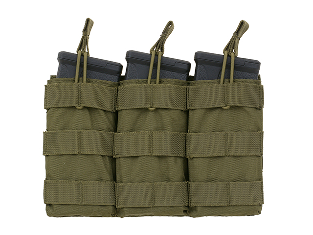 Modular Open Top Triple Mag Pouch For 5.56 - Olive [8FIELDS