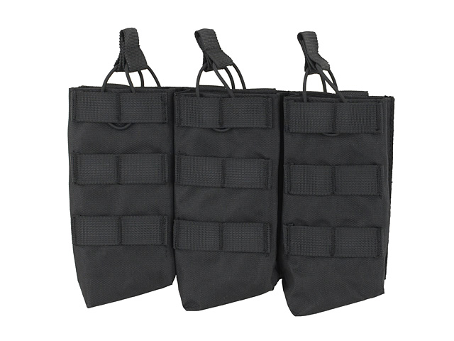 Pochette Triple Magazine 7.62 Pochette Triple Pour Chargeurs De Fusil – Calibres 7,62×39 Et 5,56 OTAN – Toile, Port Ceinture (OWB), 3 Magasins étui Magazine Toile Rifle
