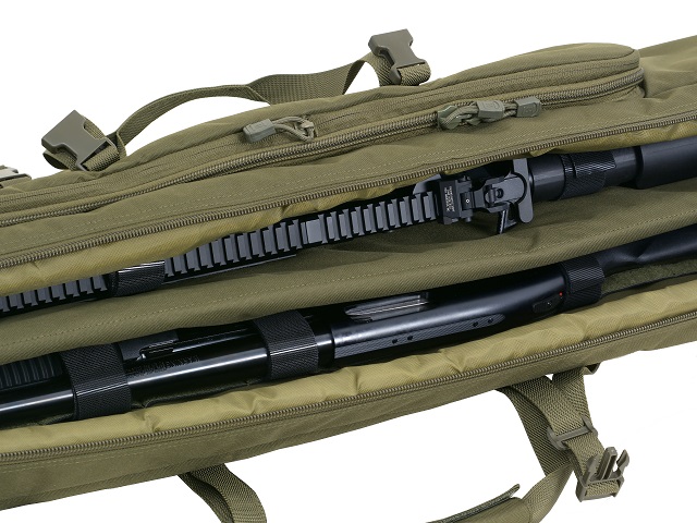 Sac Tactical Double Rifle, Housse de Transport pour Fusil À Air, Multifonction Housse de Protection pour Fusils, Sangles d' épaule Réglables Ou Poignées de Transport Robustes Black,100cm