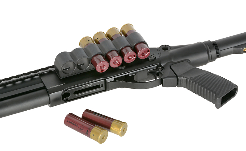 gun  M8875 Shotgun (Green Gas Powered) - Black [Golden Eagle