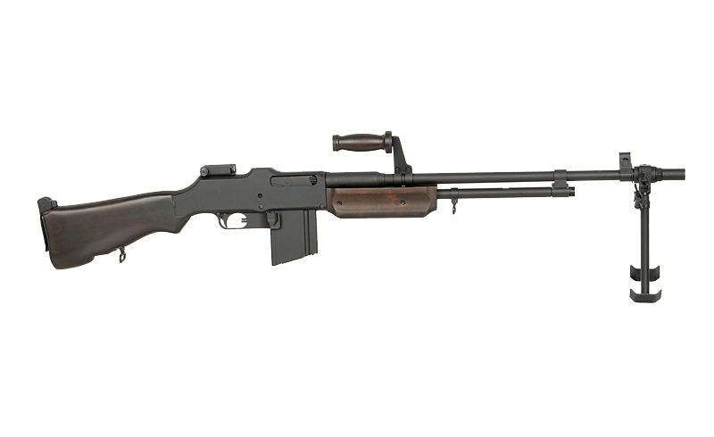 M1918 BAR light machine gun replica - Real Wood [S&T] | Taiwangun