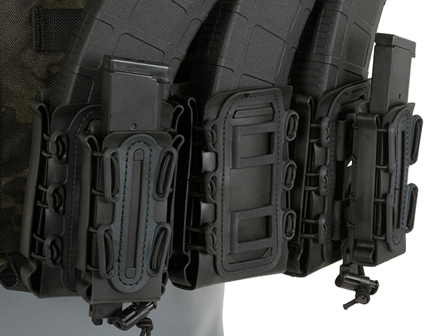 NcSTAR MOLLE Rifle Magazine Pouch + Pistol Magazine Pouch Pistol Magazine Pouch Black