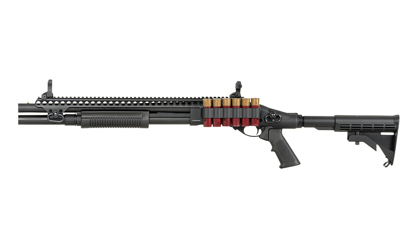 M8874 Shotgun (Green Gas Powered) - Black [Golden Eagle