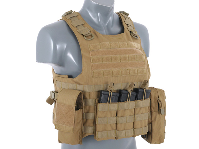 Lightweight AAV FSBE Assault Vest System V2 - Coyote [8FIELDS