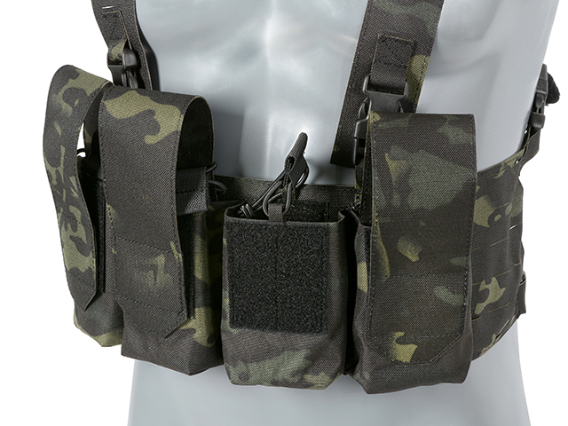 Chest Rig Laser-Cut with AR/AK Pouches - MB [8Fields] | Taiwangun