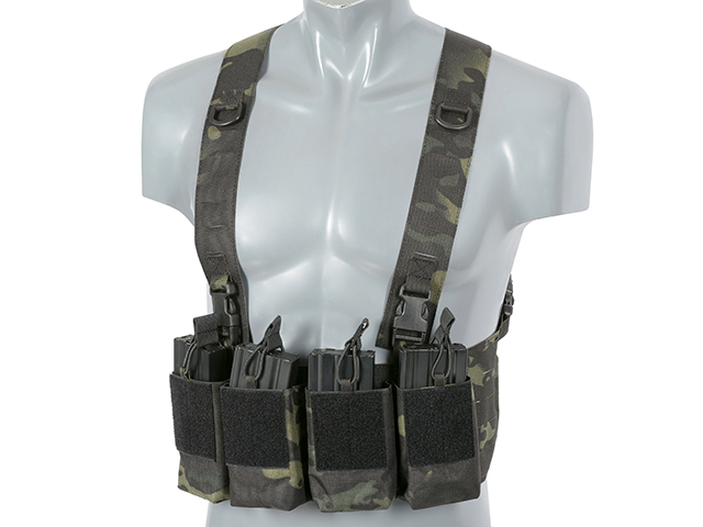 Chest Rig Laser-Cut with AR/AK Pouches - MB [8Fields] | Taiwangun