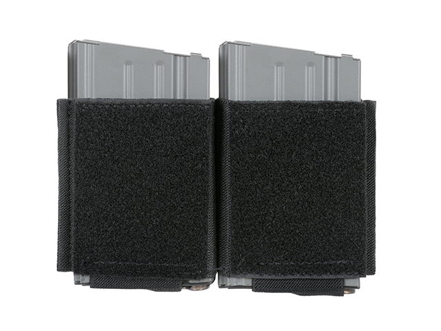 Set] MOLLE Kangaroo Front-Panel - Black [8FIELDS] + Plate Carrier