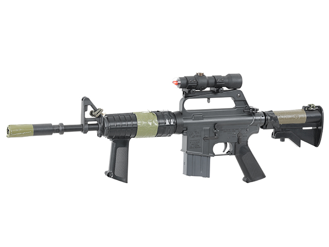 Handguard and Pistol Grip XM177 - Black [CGS] | Taiwangun