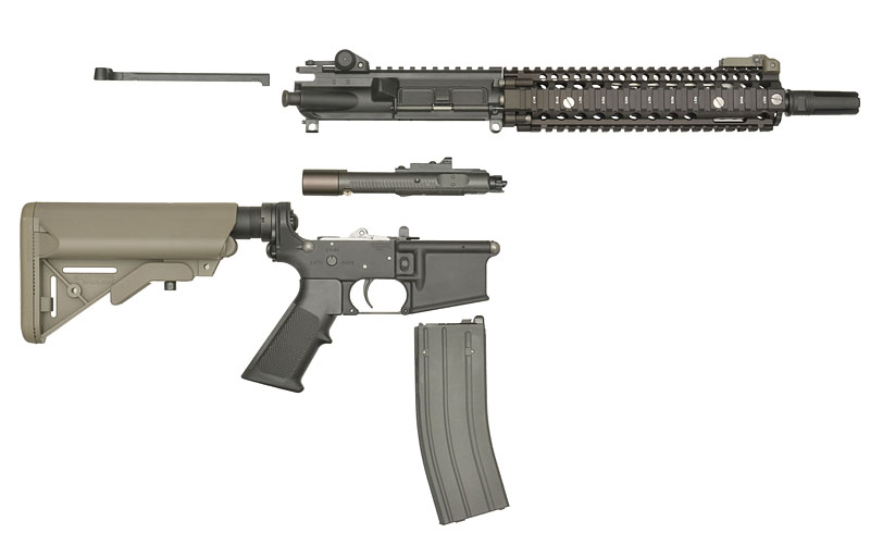 MK18 Mod.1 rifle replica, MWS ZET System GBBR [Tokyo Marui