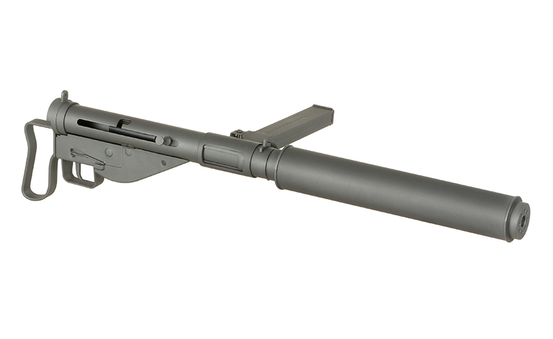 STEN MK2 SOE Commando Grip Full Steel Submachine Gun Replica - Grey ...