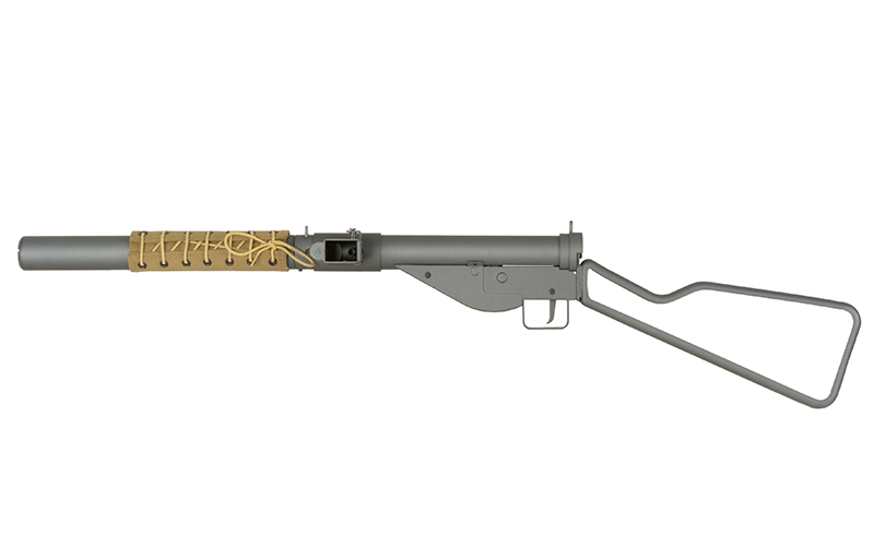 STEN MK2 SOE Loop Stock Full Steel Submachine Gun Replica - Grey