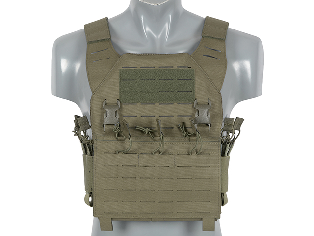 Recon Plate Carrier Laser-Cut Buckle Up Vest with AR15/AK Magazine