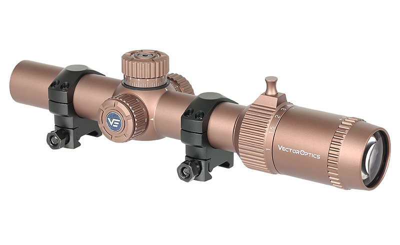 Forester 1-8x24 SFP LPVO Rifle Scope - FDE [Vector Optics] | Taiwangun